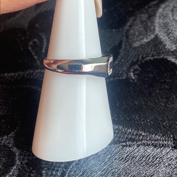 Ryze Party Sterling Silver Ring with White Frost CZ - Picture 2 of 3